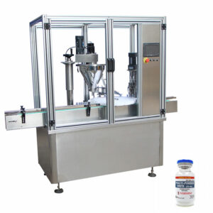 Powder Bottle Filling Capping Machine