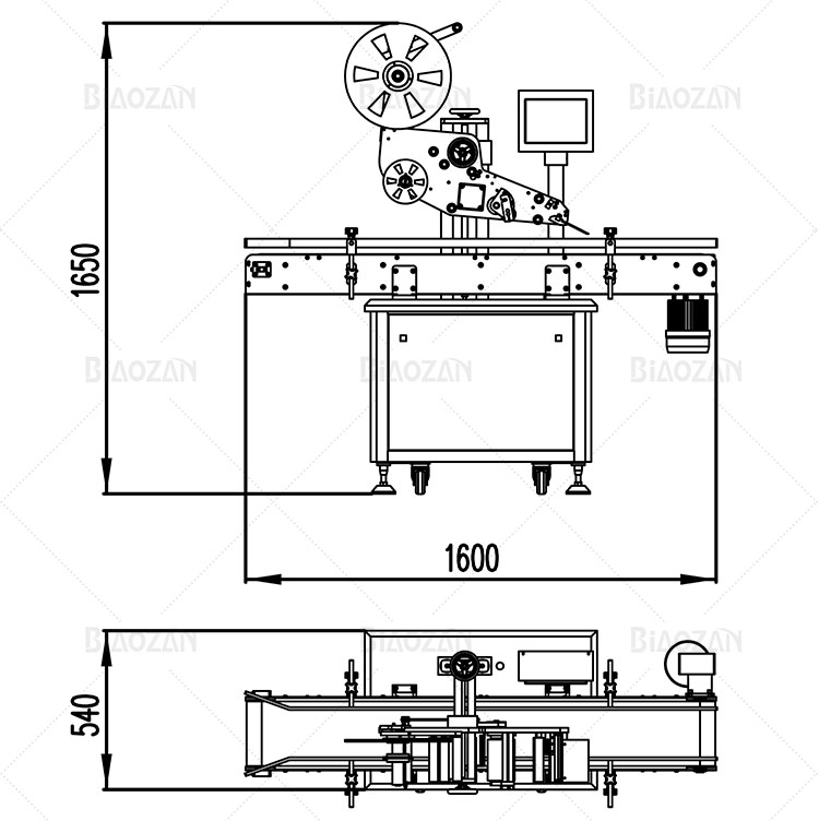 Flat Labeling Machine