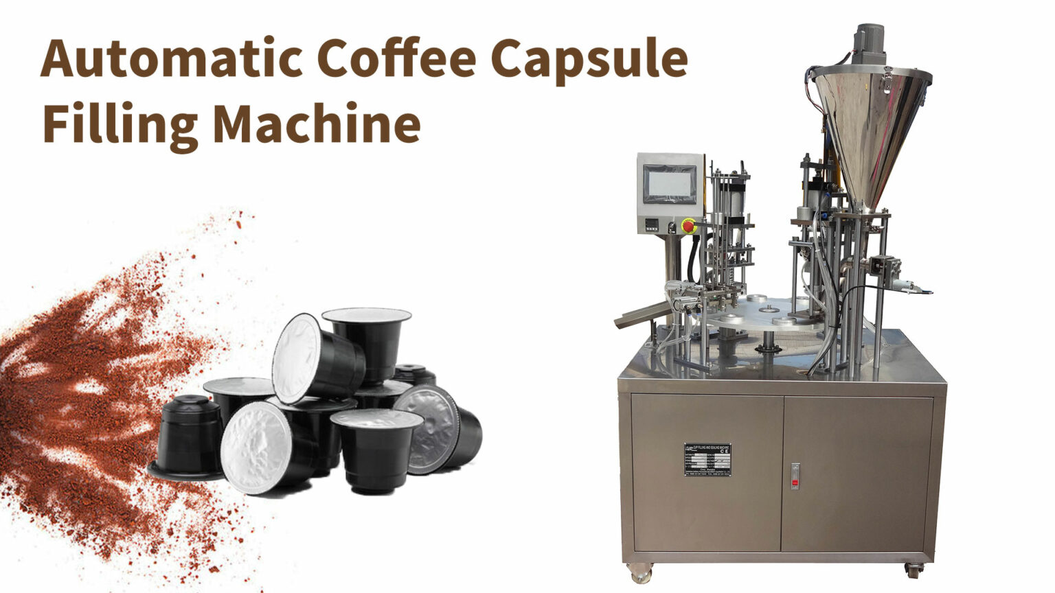 Capsule Filling & Sealing Machine for Coffee and Tea Tube Filling