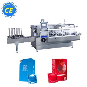 Condom cartoning machine
