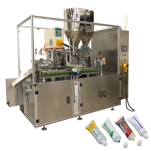 Toothpaste tube filling machine