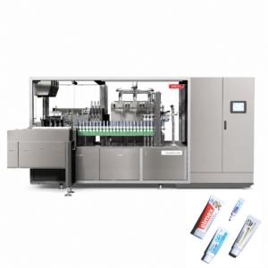 Toothpaste tube filling machine